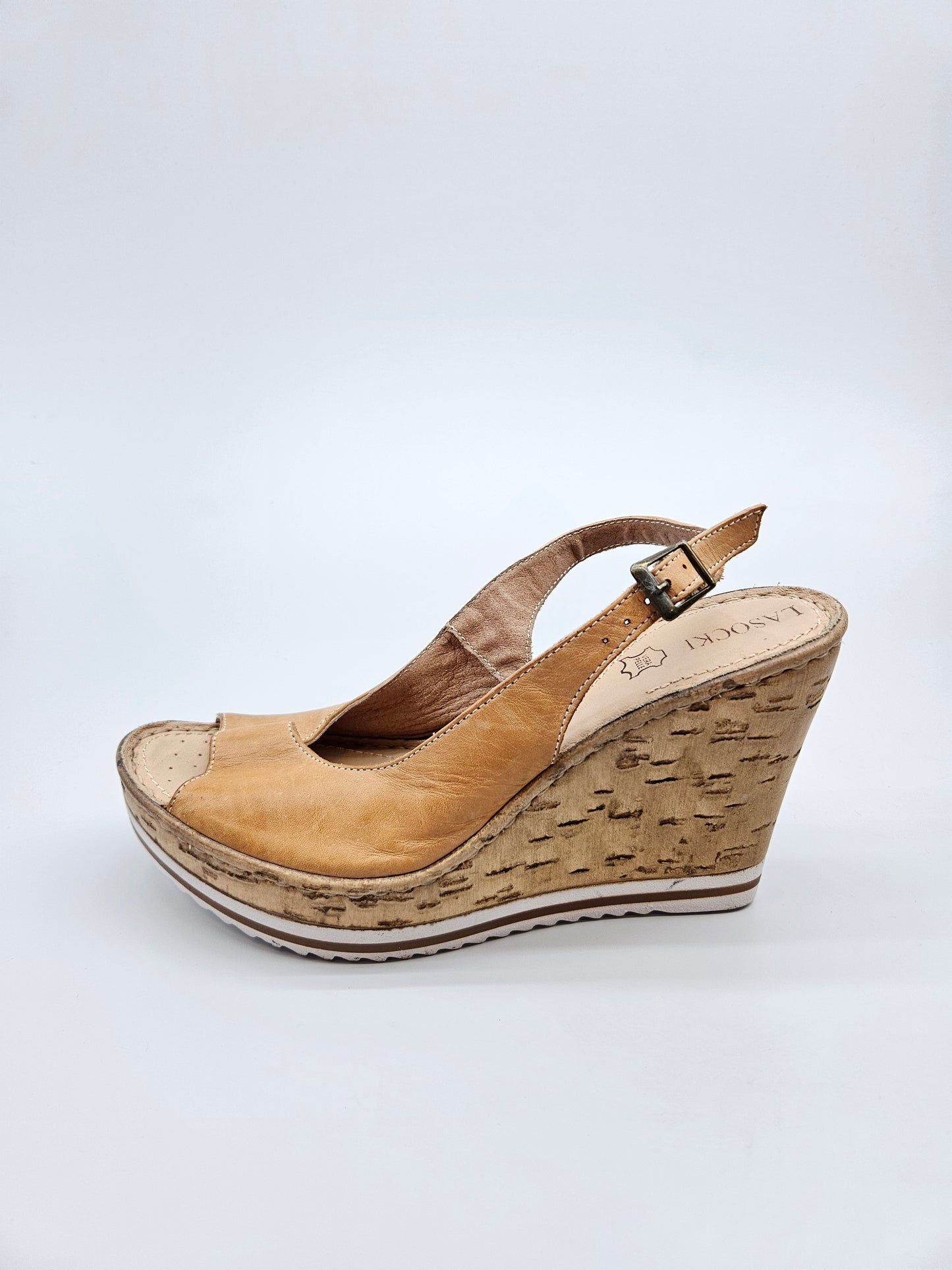 LASOCKI ORIGINAL KOZNI SANDALKI BR 40