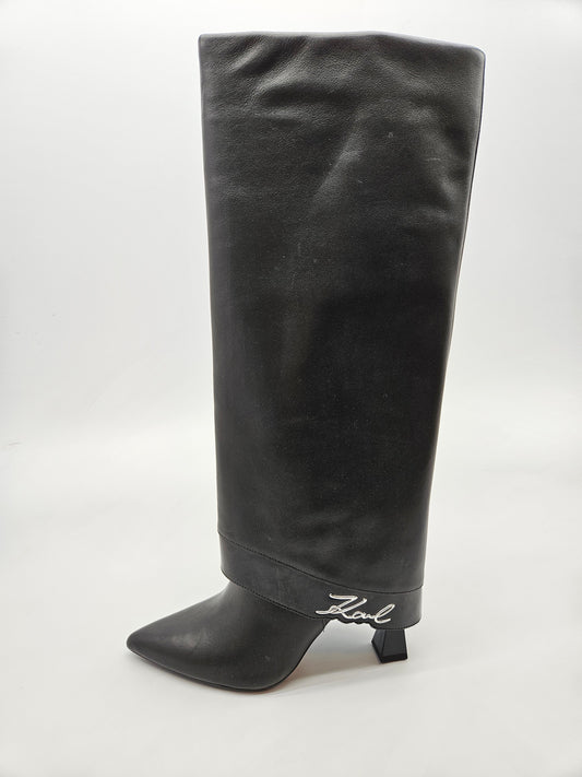 KARL LAGERFELD NOVI ORIGINAL KOZNI CIZMI BR 39