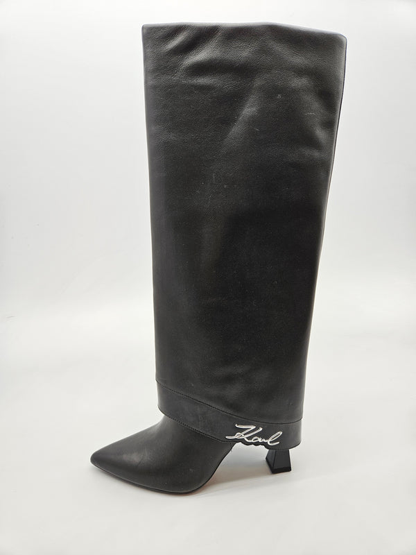 KARL LAGERFELD NOVI ORIGINAL KOZNI CIZMI BR 39