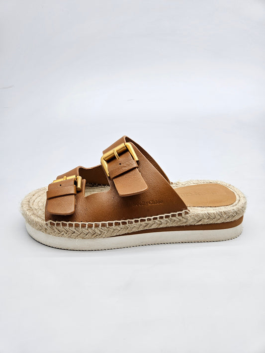 SEE BY CLOE ORIGINAL KOZNI SANDALI BR 36